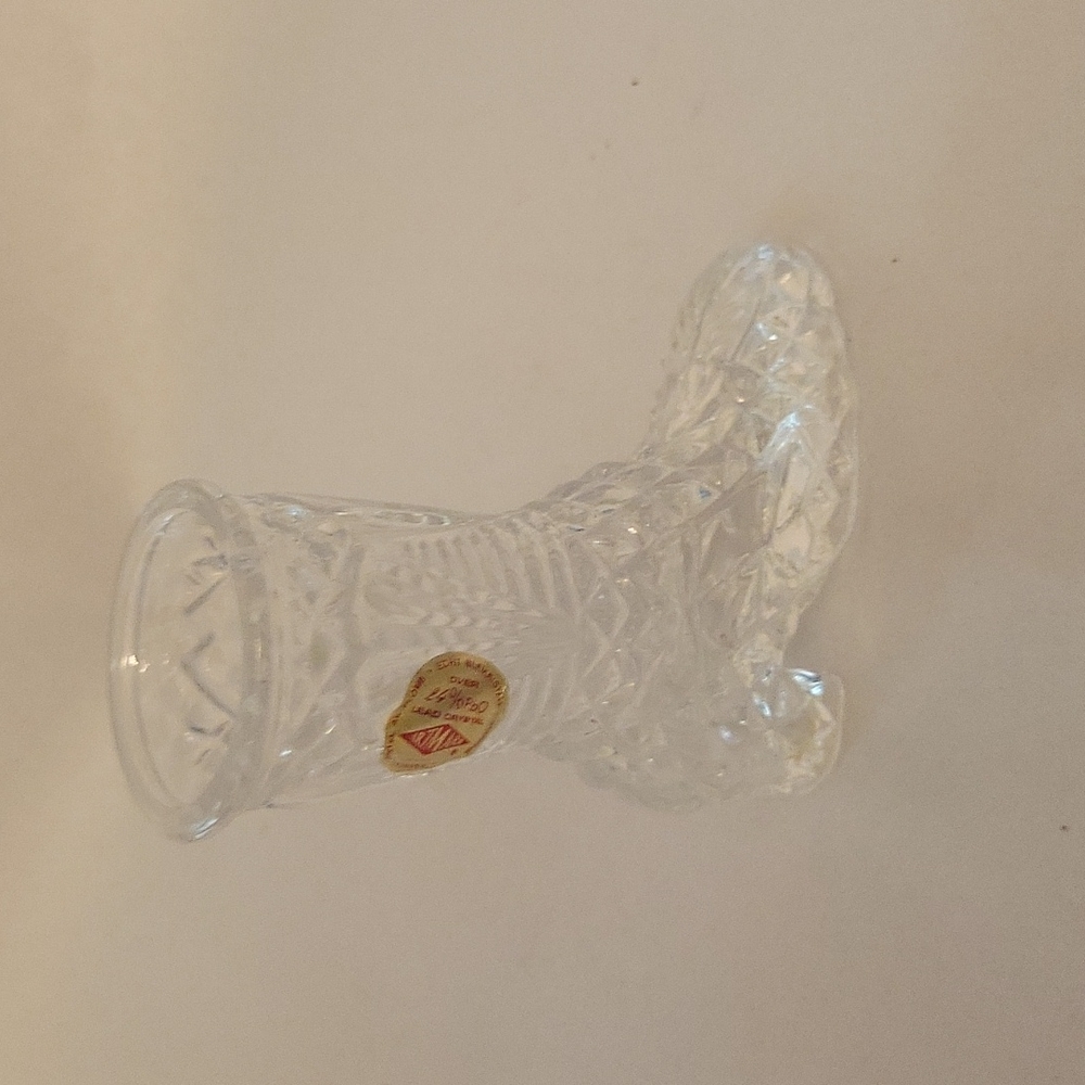 Artmark Genuine Lead Crystal Boot Decor - Picture 3 of 7